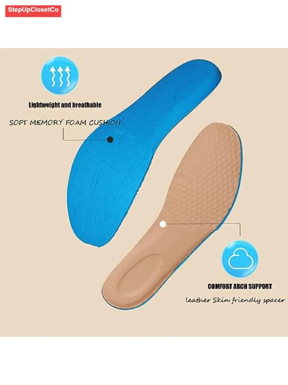 Women's Classic Comfort Mary Jane Flats - Breathable Vegan Leather, Adjustable